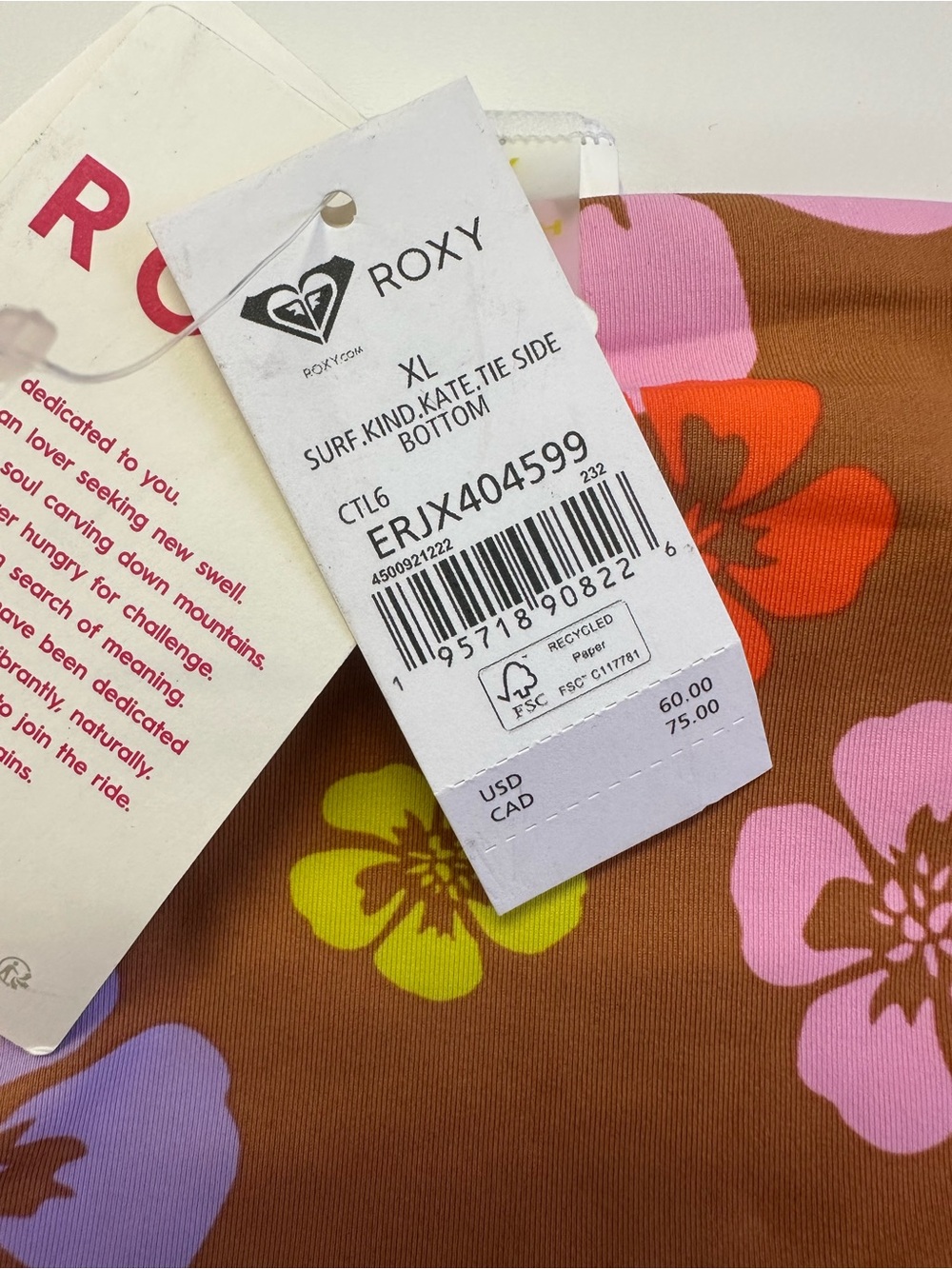 Roxy Kate Bosworth Tie Bottoms - Picture 2 of 3